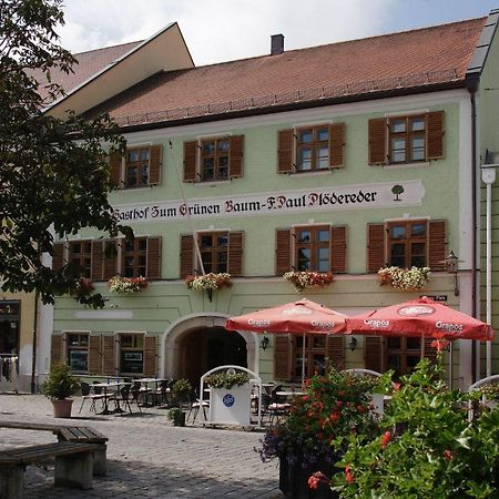 Hotel Zum Grunen Baum Plattling Exteriér fotografie